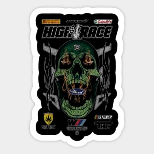 HIGH RACE SKULL Sticker